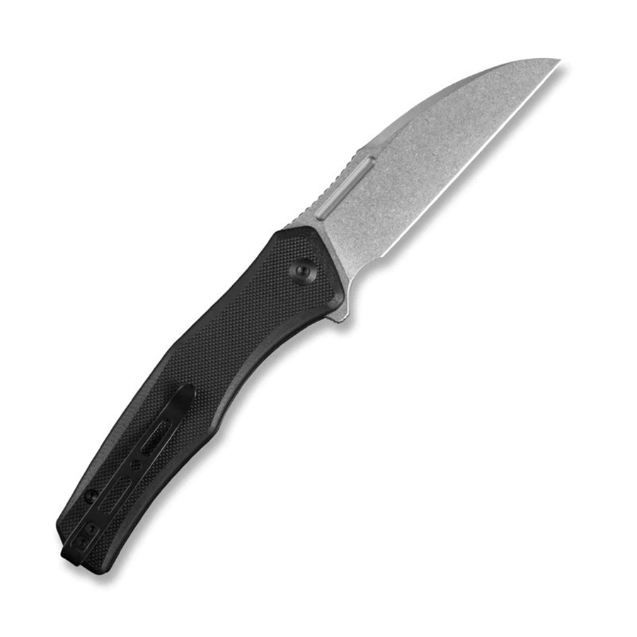 Нож Sencut Watauga Flipper & Button Lock Knife Black G10 Handle (3.48&quot; D2) - фото 1
