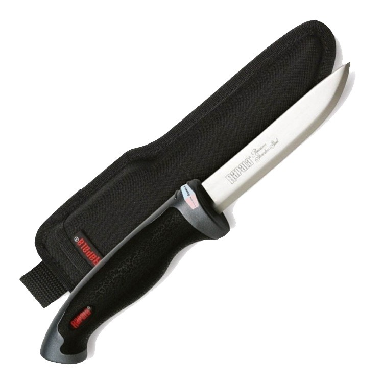 Нож Rapala разделочный клинок 10 см с ножнами - фото 1