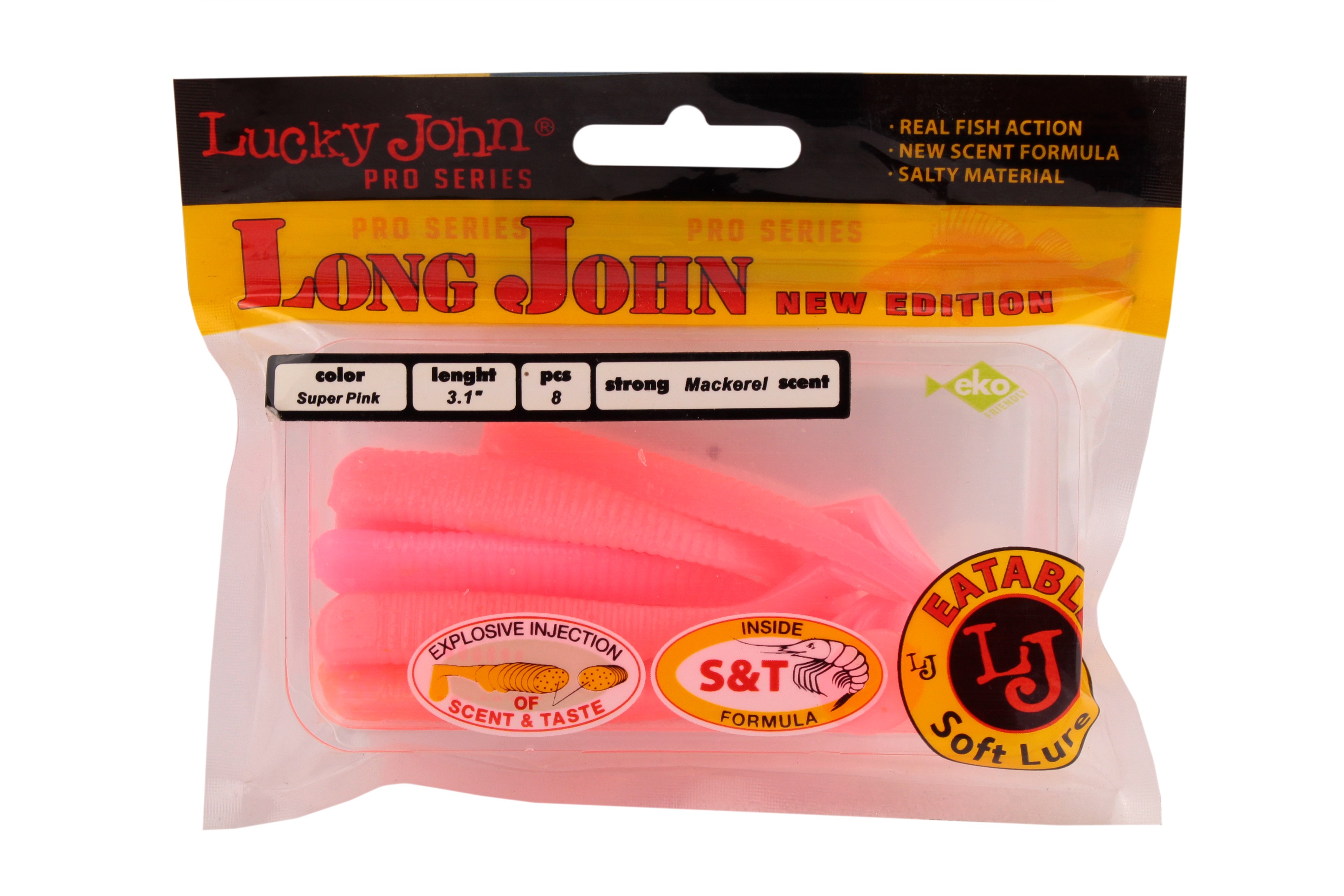 Приманка Lucky John виброхвост Pro series long john 07,90/F05 - фото 1