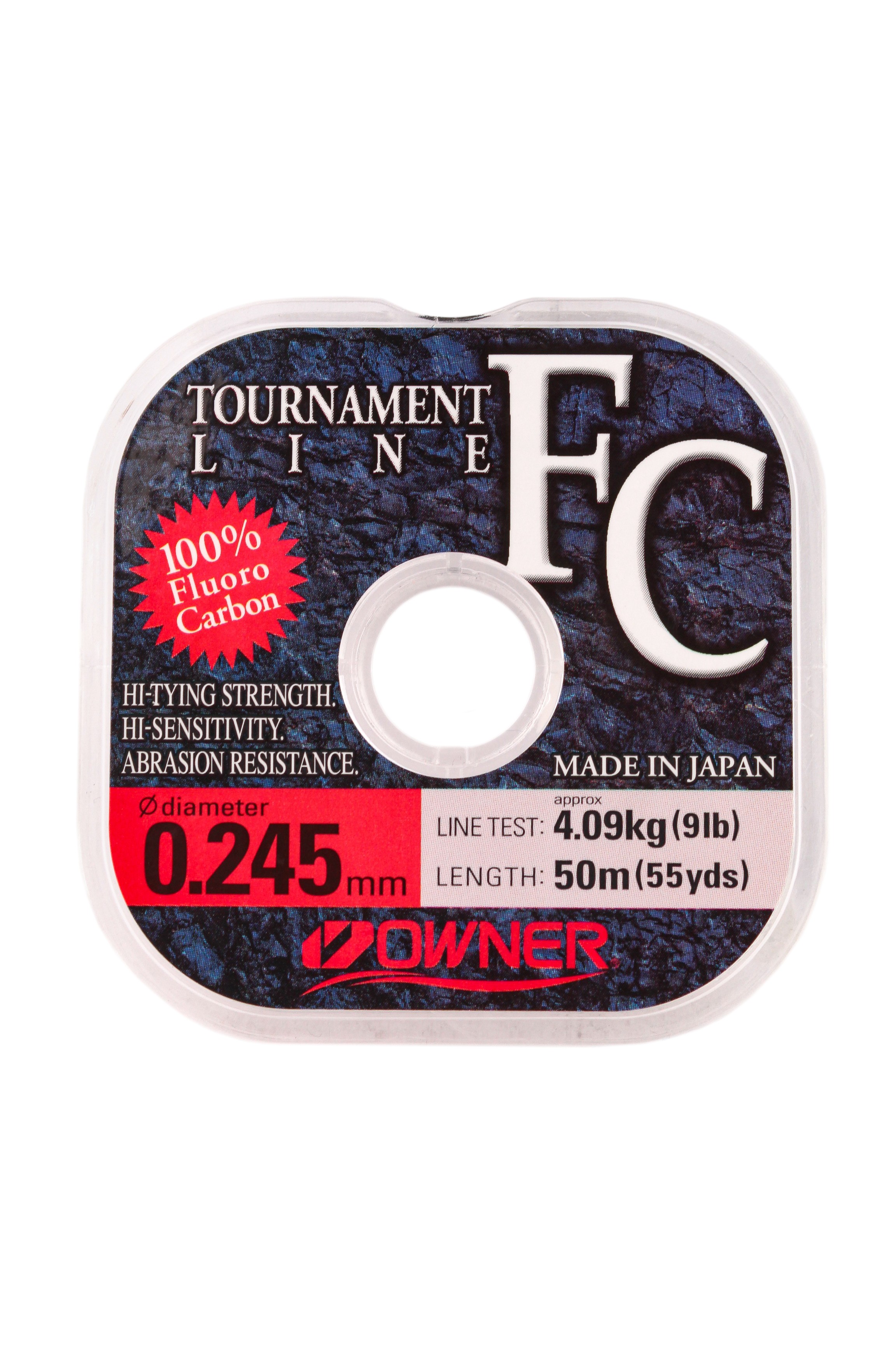 Леска Owner Tournament FC 50м 0,245мм 