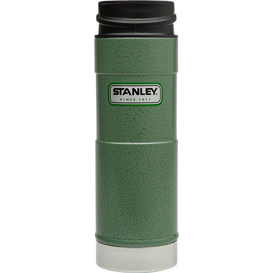 Термокружка Stanley Classic 1-Hand 0,47л темно-зелёная - фото 1