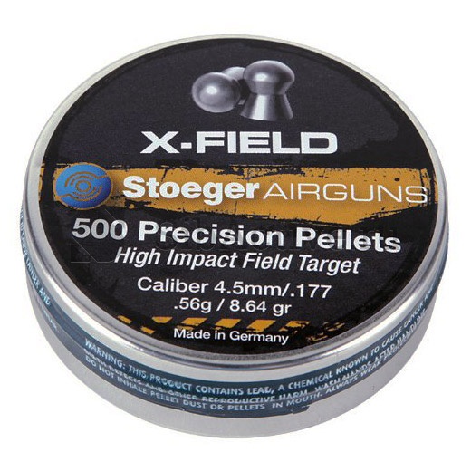 Пульки Stoeger X-Field target 4,5мм 500 шт - фото 1