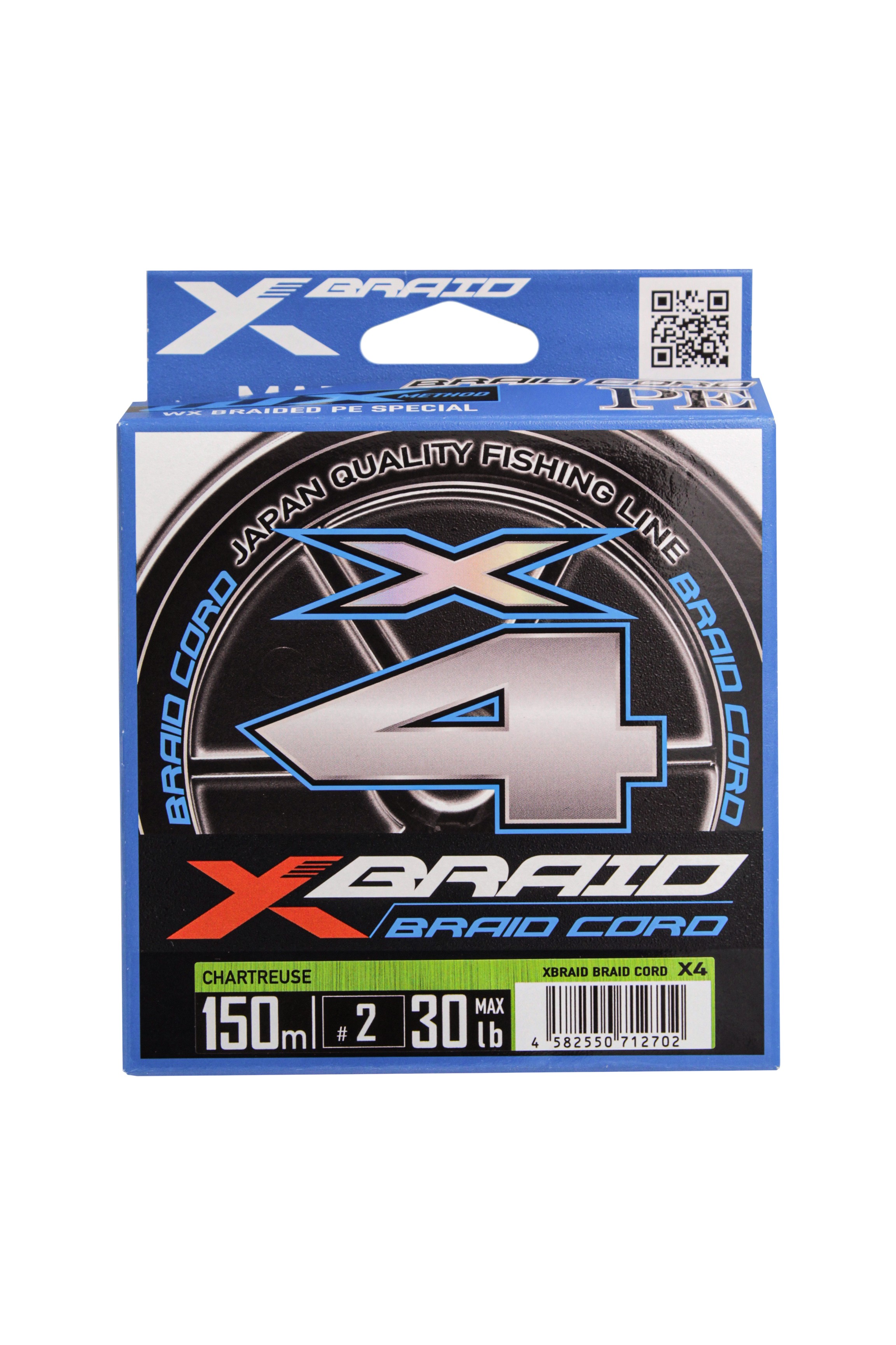 Шнур YGK X-Braid Cord X4 150м PE 2,0 - фото 1