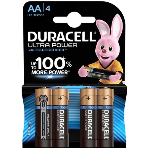 Батарейка Duracell UltraPower АА уп.4шт - фото 1