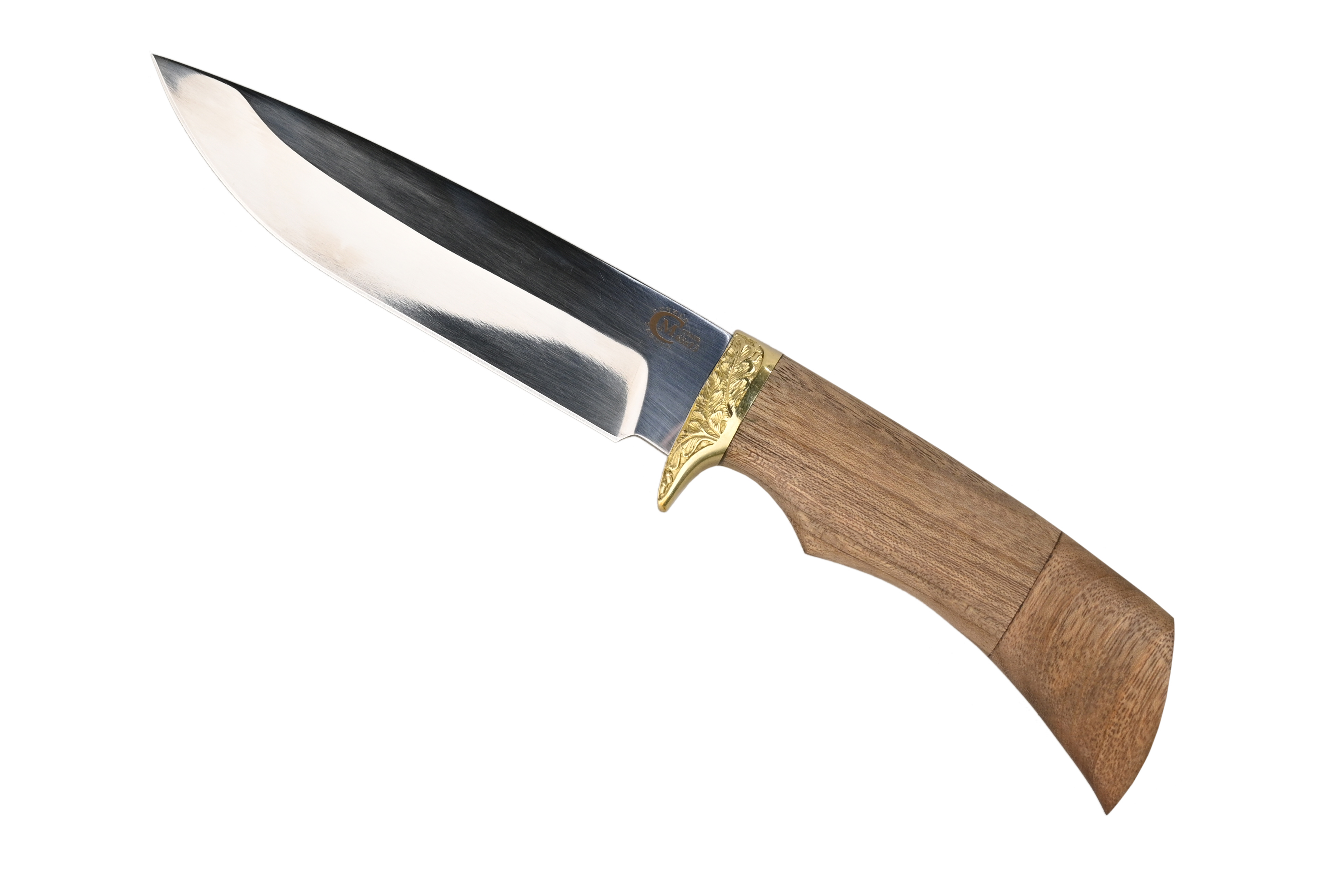 Нож ИП Семин Лазутчик сталь 65х13 литье ценные породы дерева - фото 1