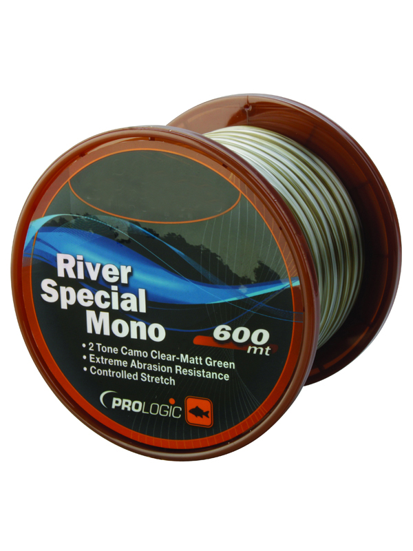 Леска Prologic River special mono 600м 32lbs 15,3кг 0,45мм сamo - фото 1