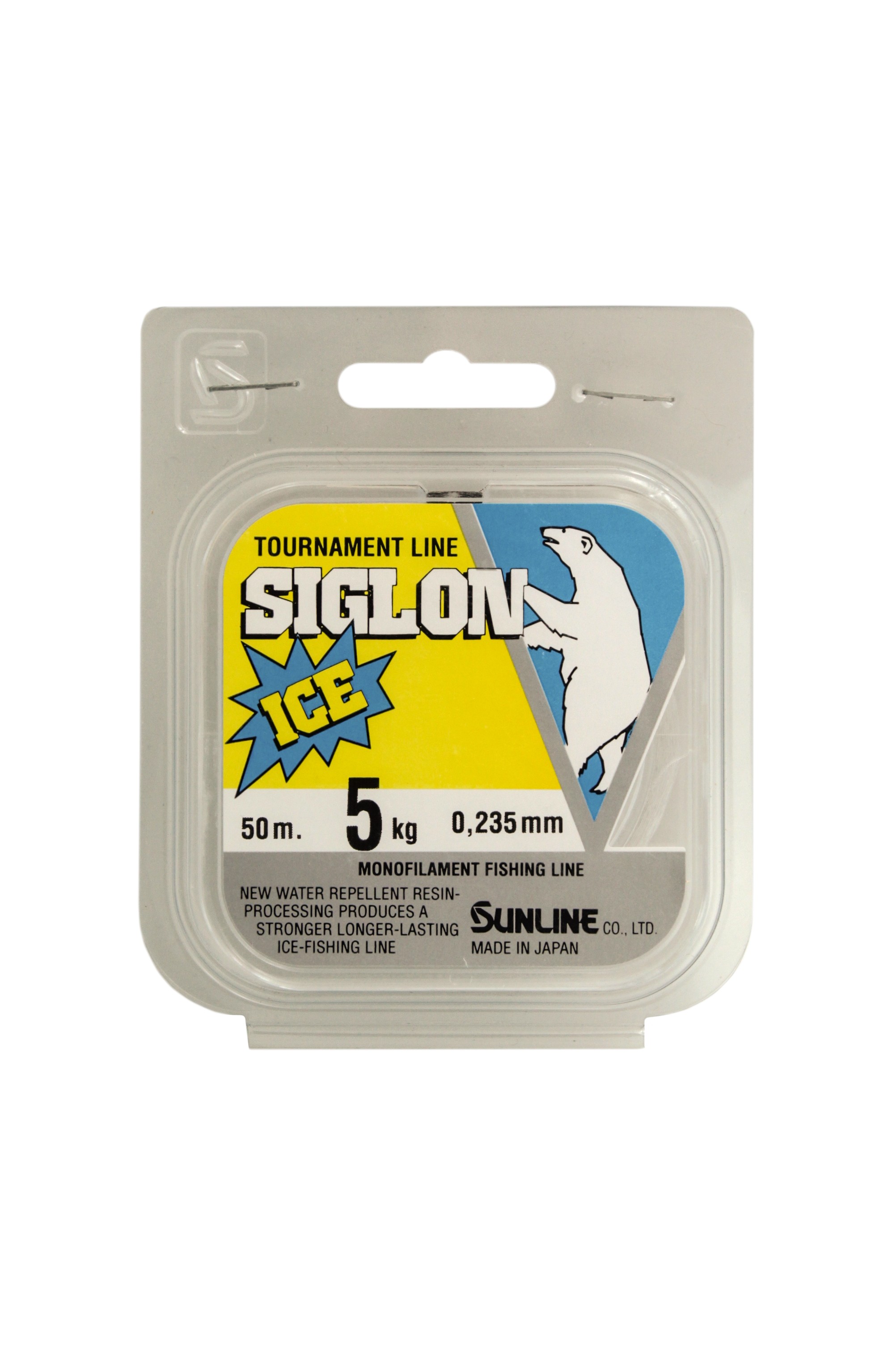 Леска Sunline Siglon V ice fishing clear 50м 2,0/0,235мм - фото 1