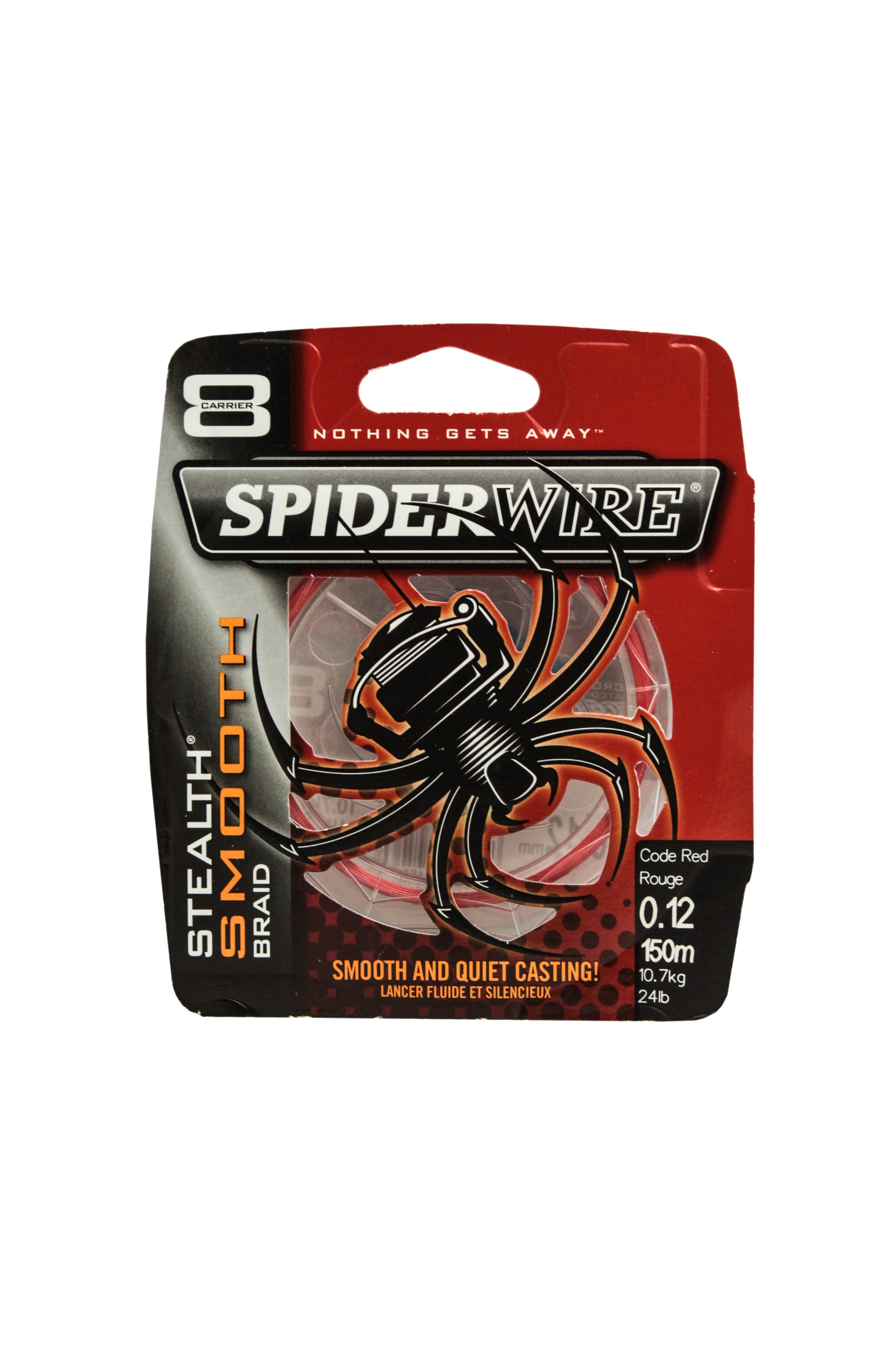 Шнур Spiderwire stealth smooth 8 red 150м 0,12мм - фото 1