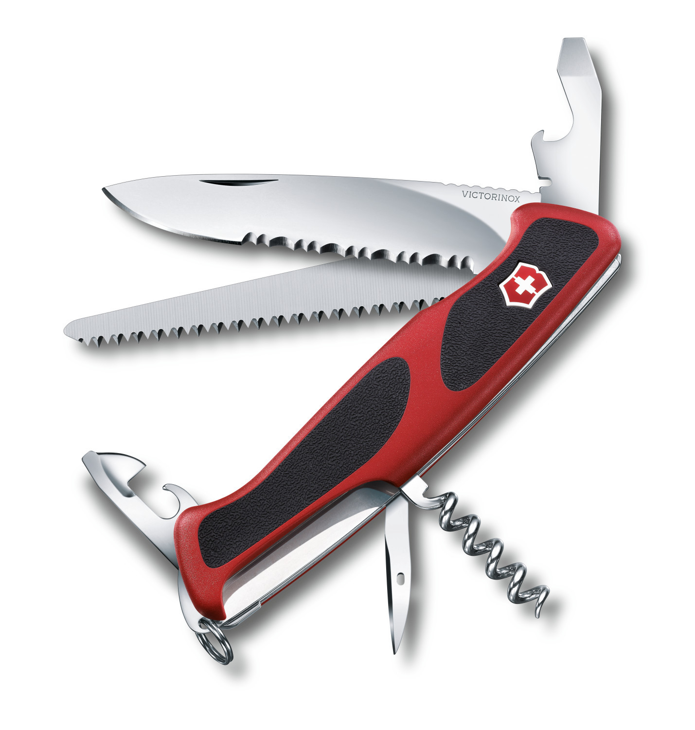 Нож Victorinox RangerGrip 155 красно-черный - фото 1