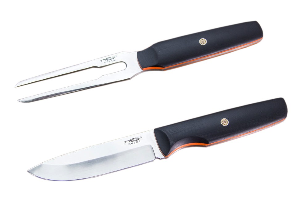 Набор NC Custom нож+вилка Set Hunting 01 рукоять G10 - фото 1