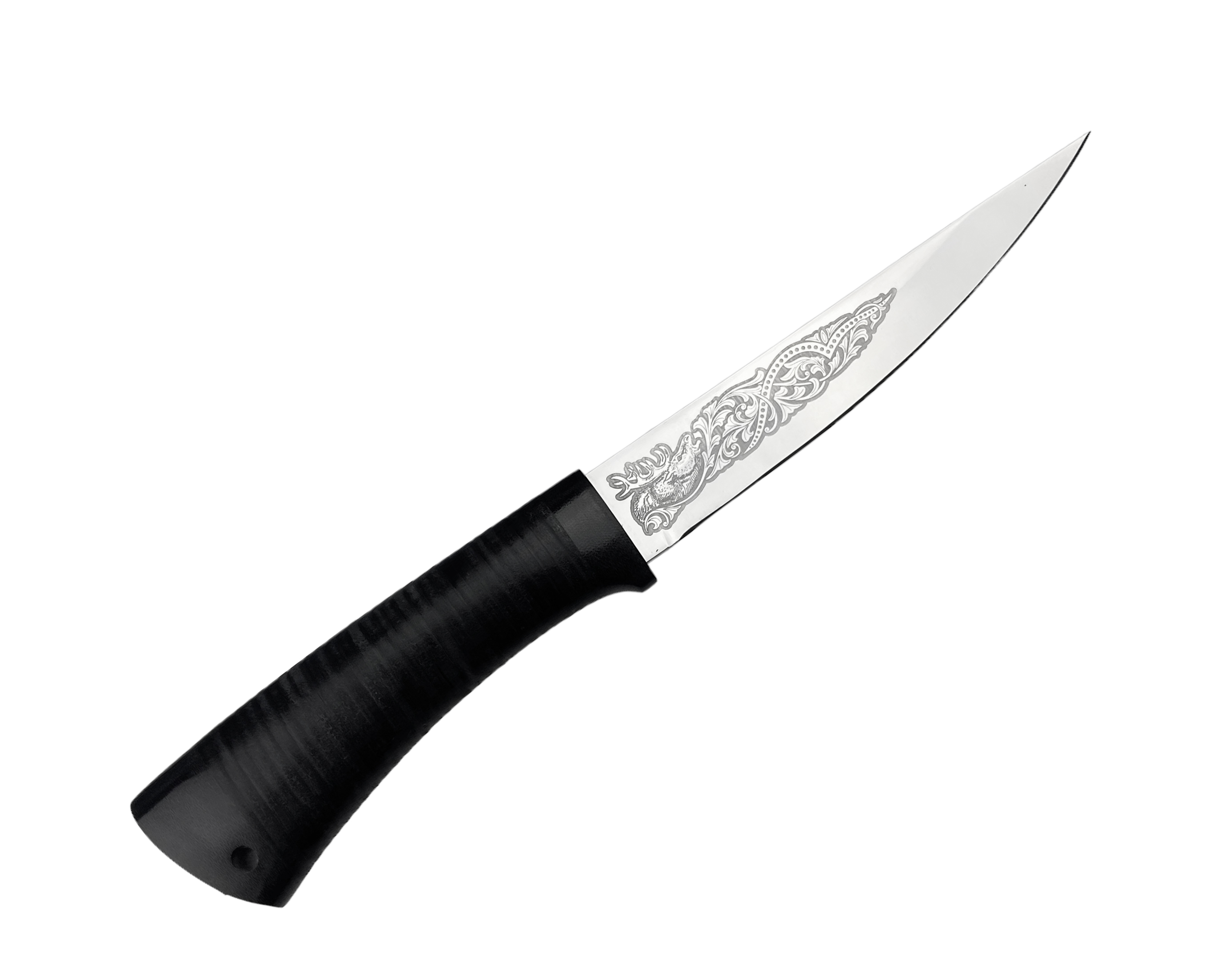 Нож Росоружие Амиго ЭИ-107 кожа рисунок