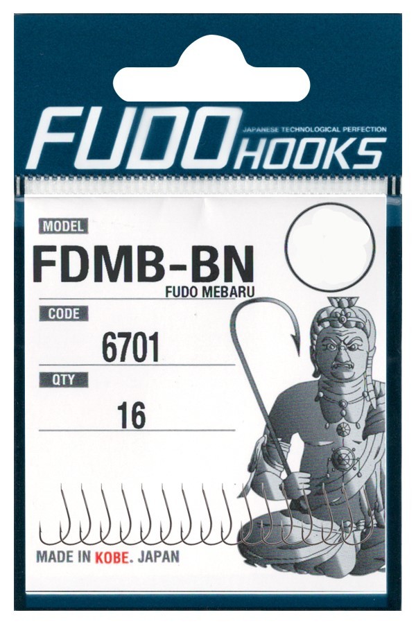 Крючки Fudo Mebaru FDMB-BN 6701 BN №4  - фото 1