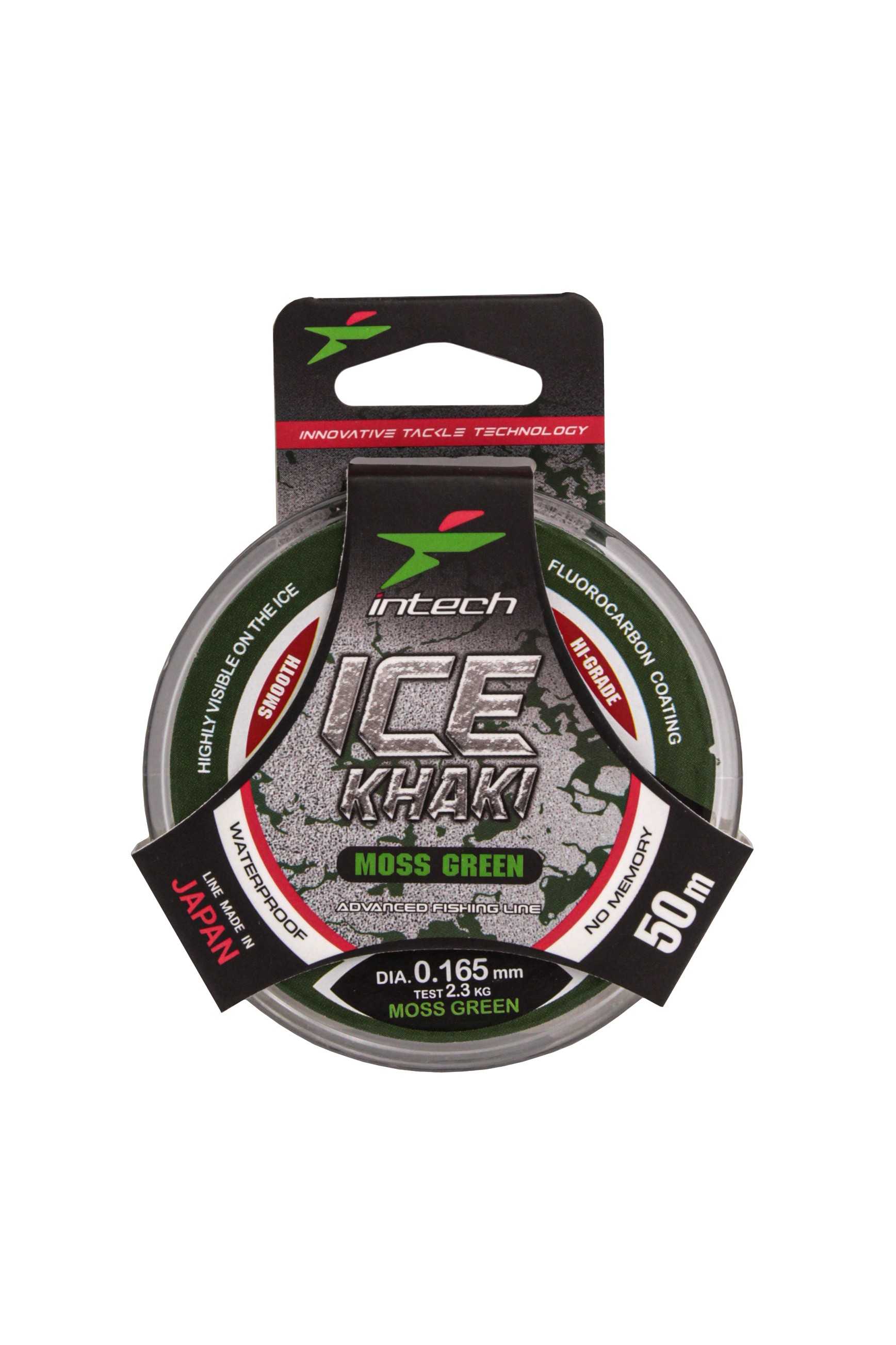 Леска Intech Ice Khaki moss green 50м 0.165мм 2.3кг - фото 1