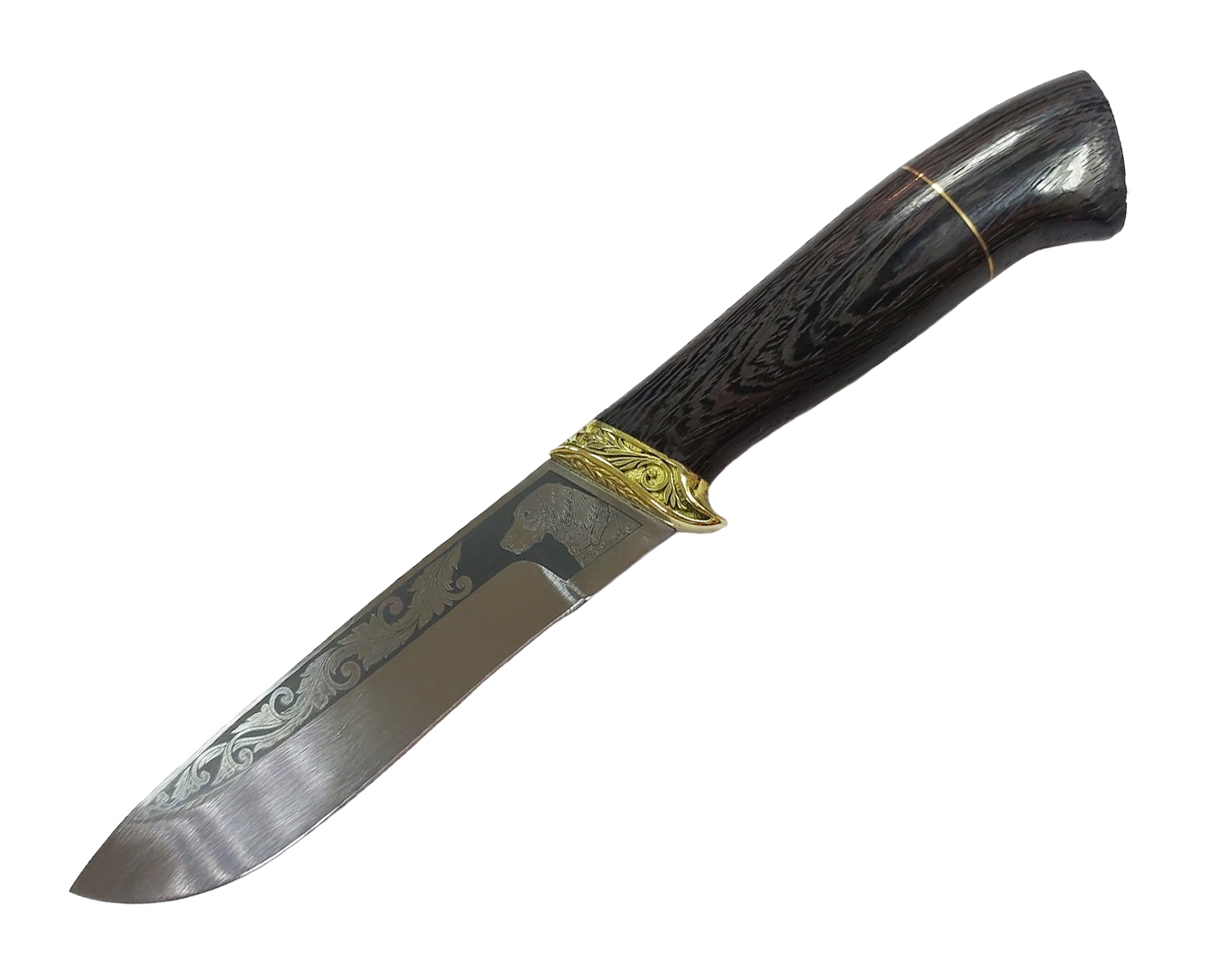Нож Ладья Кречет НТ-28 Р 95х18 рисунок венге