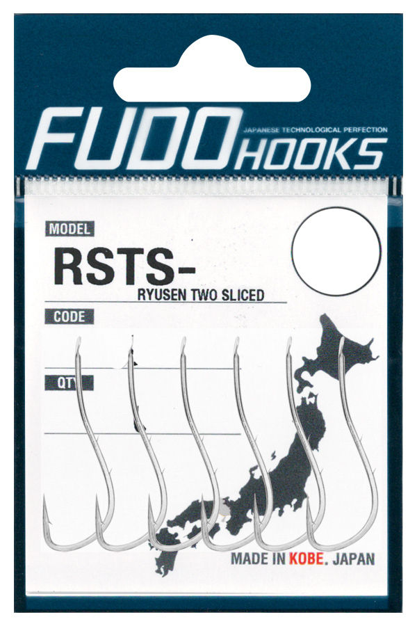 Крючки Fudo Ryusen Two Sliced RSTS-NK 2900 NK №8  - фото 1