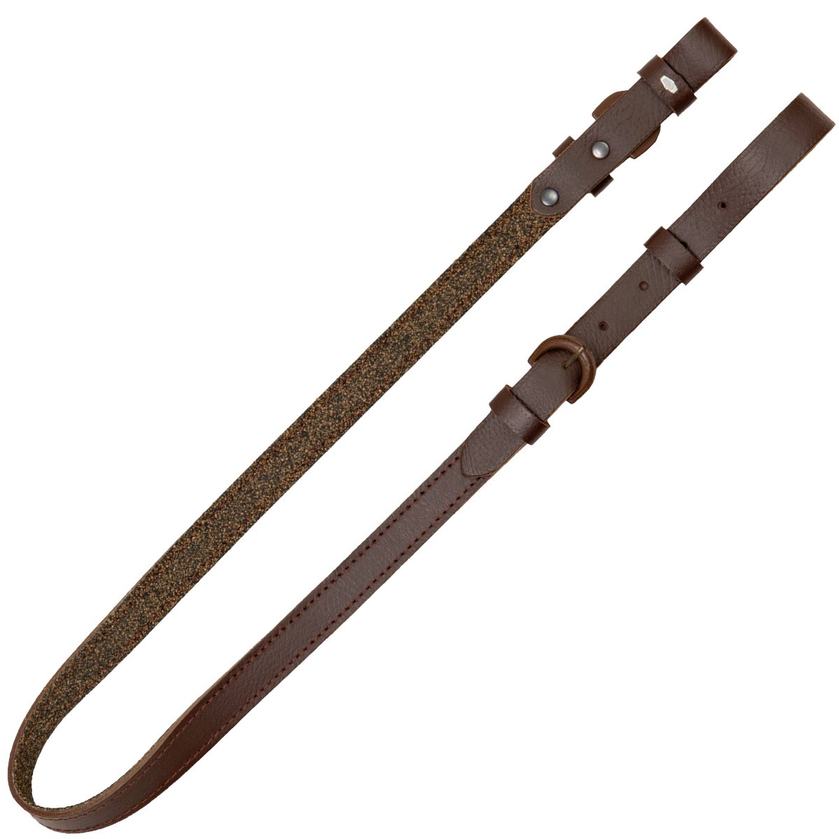Ремень ружейный Akah на заклепках с подкладкой из темно-коричневой пробки - фото 1