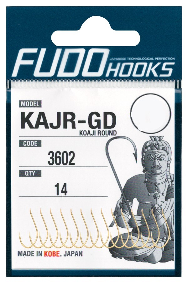 Крючки Fudo Koaji Round KAJR-GD 3602 GD №19  - фото 1