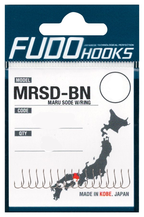 Крючки Fudo Maru Sode W/ring MRSD-BN 4401 BN №4  - фото 1