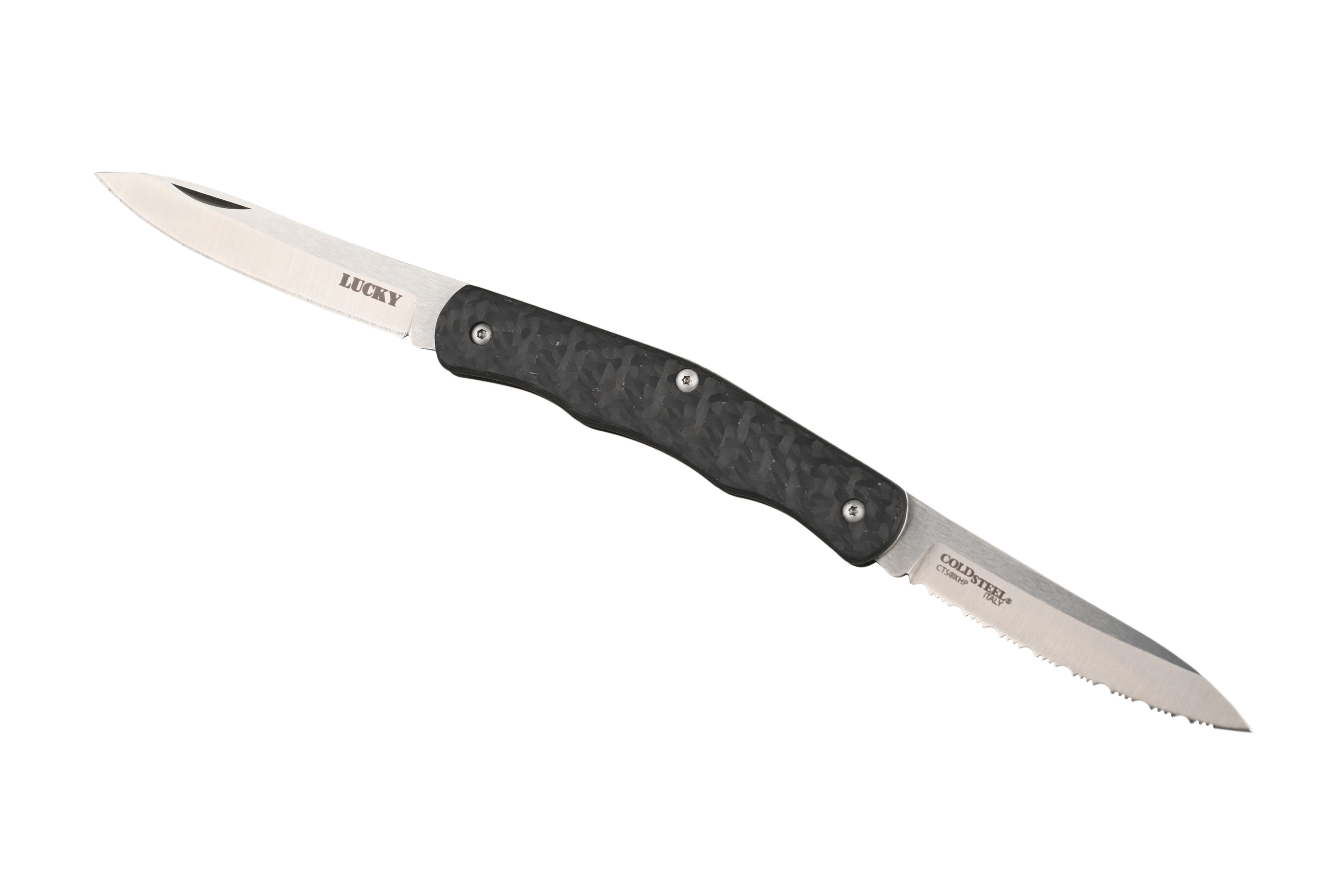 Нож Cold Steel Lucky складной сталь CPM-S35VN карбон - фото 1