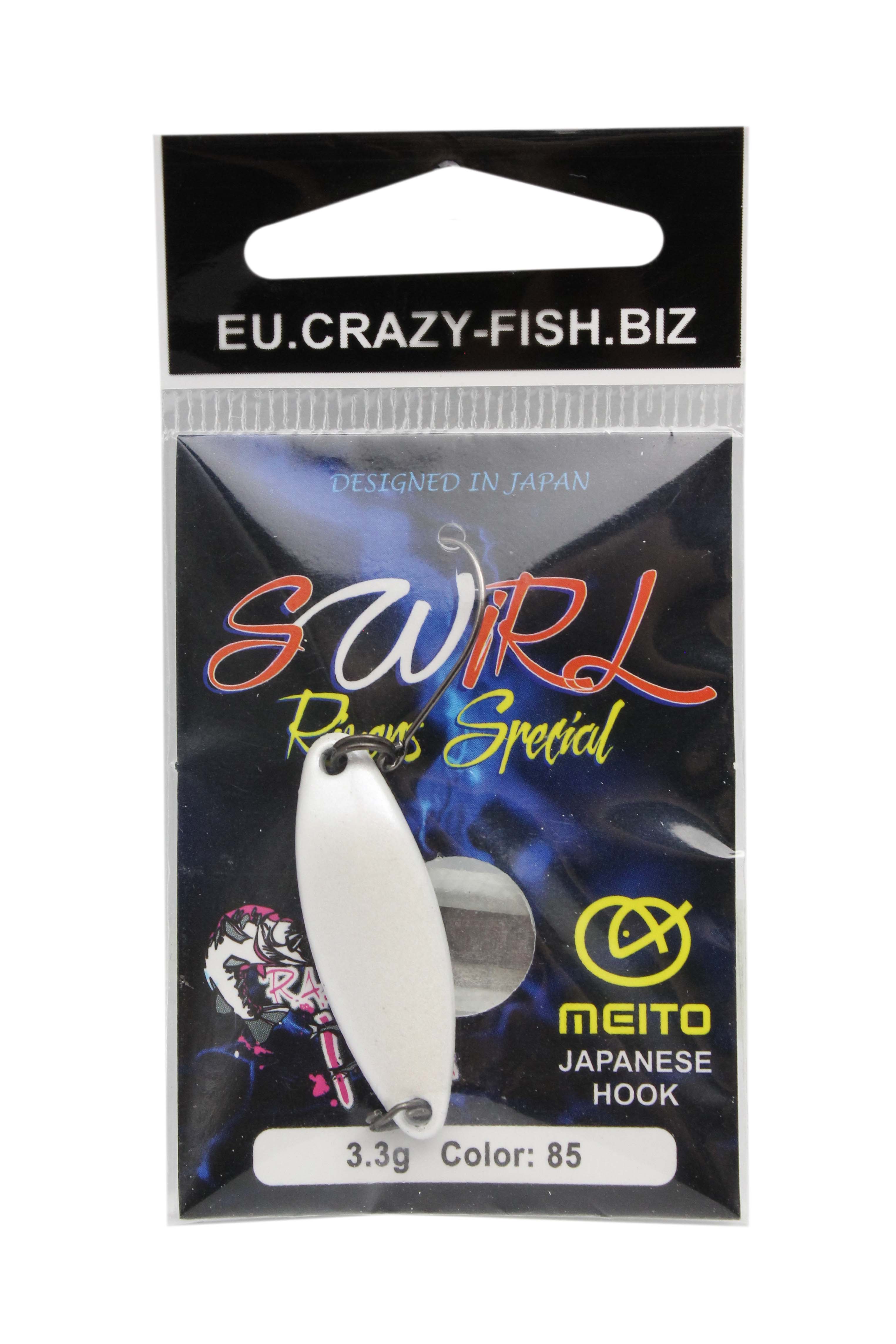 Блесна Crazy Fish Swirl №85 3.3гр - фото 1