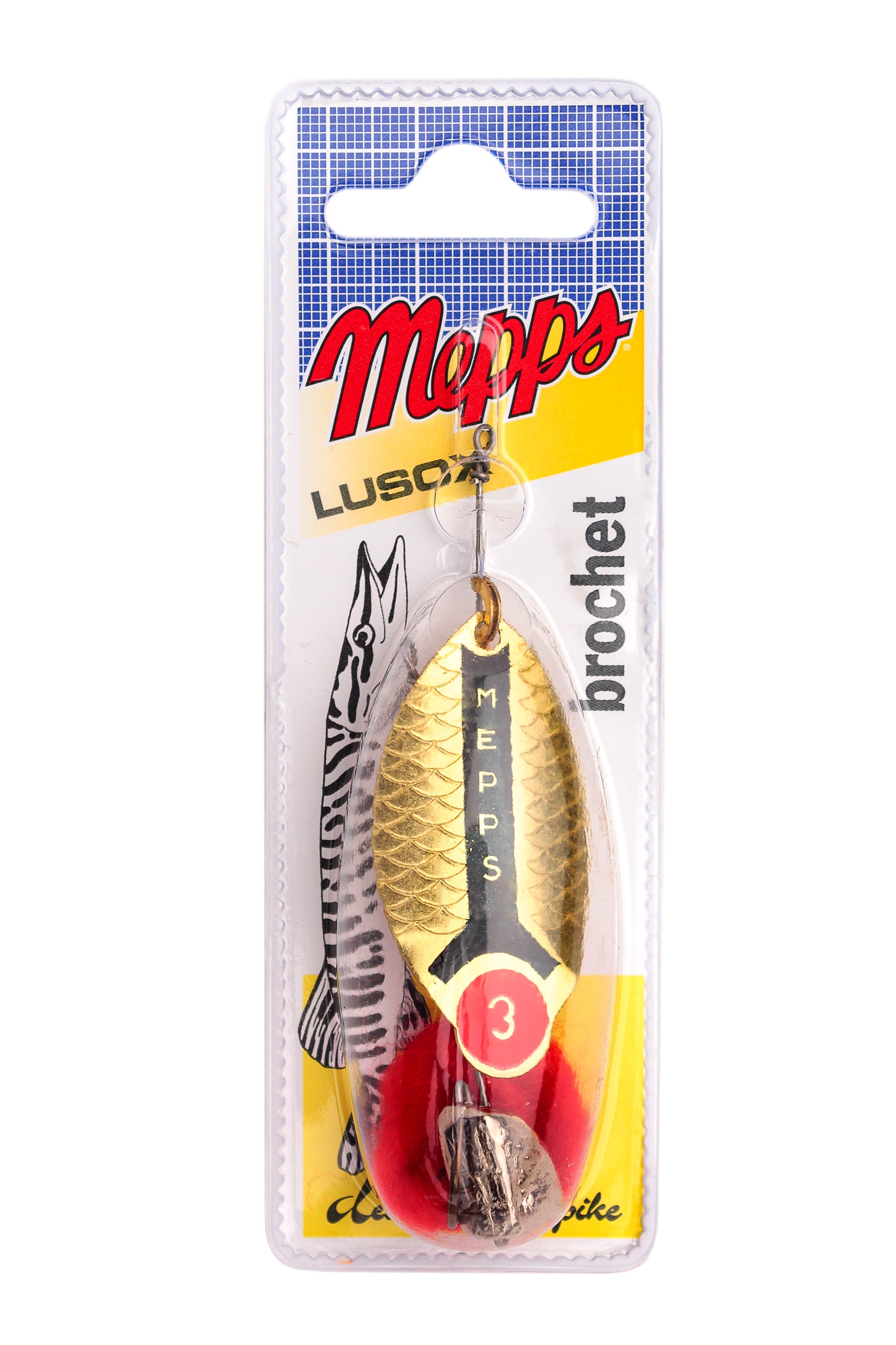 Блесна Mepps Lusox №3 Gold блистер