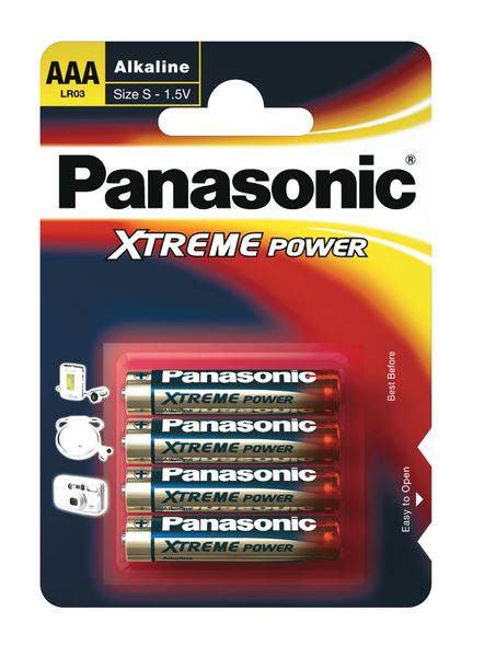 Батарейка Panasonic Extreme Power LR03 AAA 1.5B уп.2шт - фото 1
