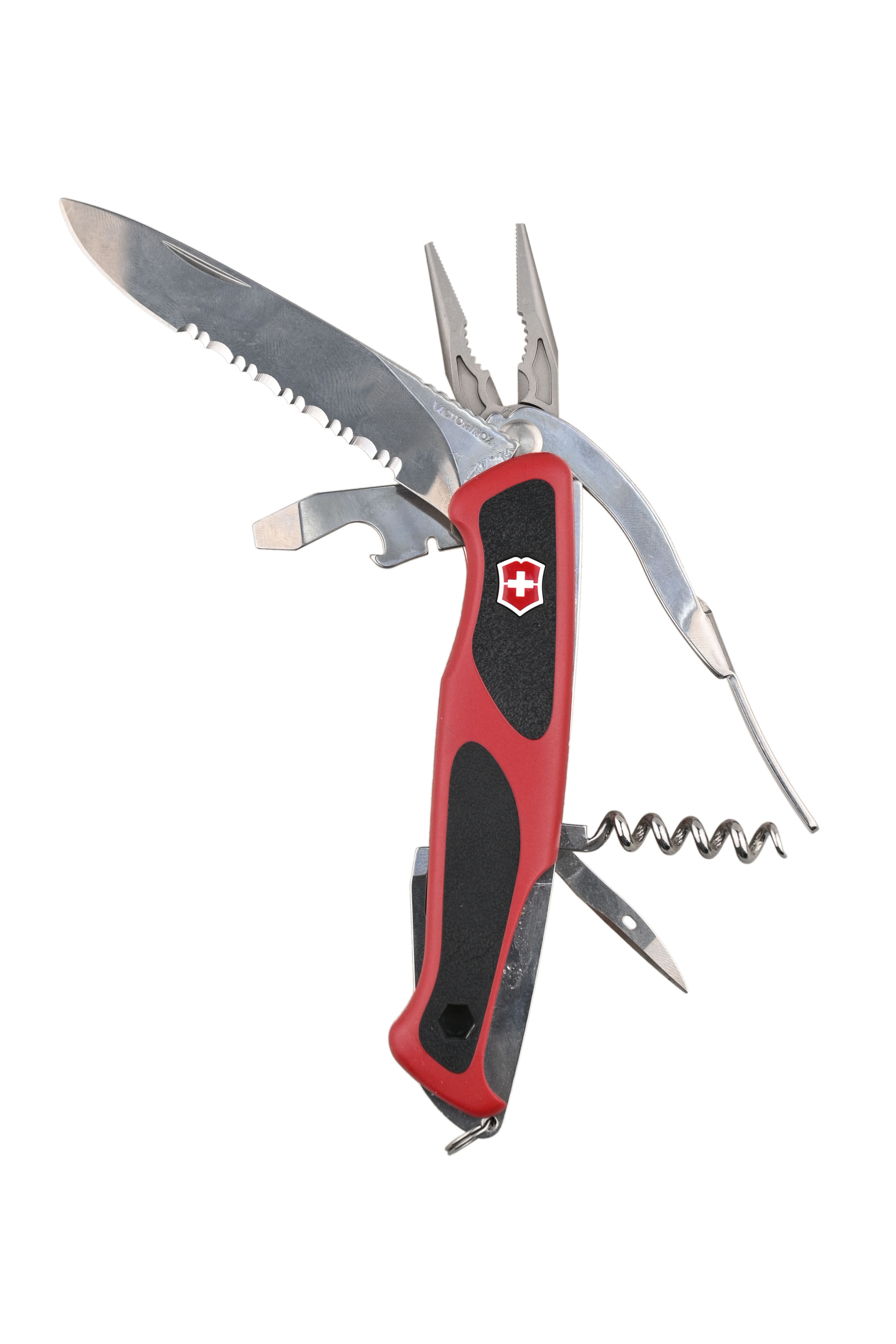 Нож Victorinox RangerGrip 174 красно-черный - фото 1