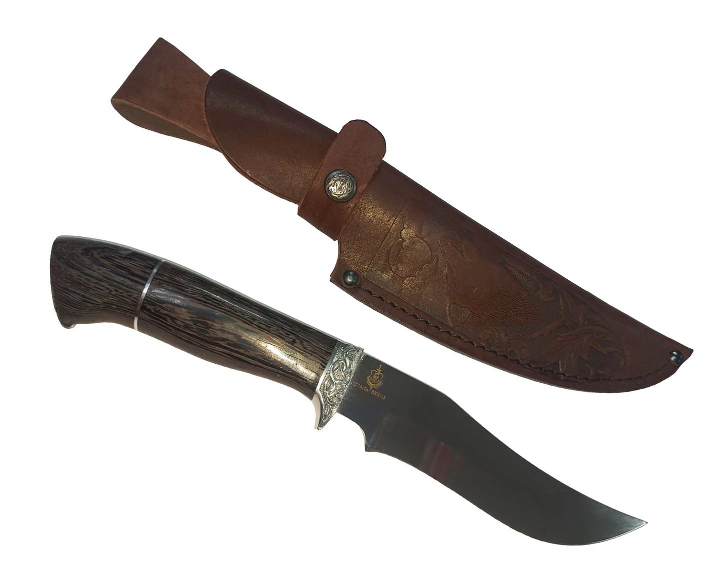 Нож Ладья Охотник-1 НТ-3 65х13 венге