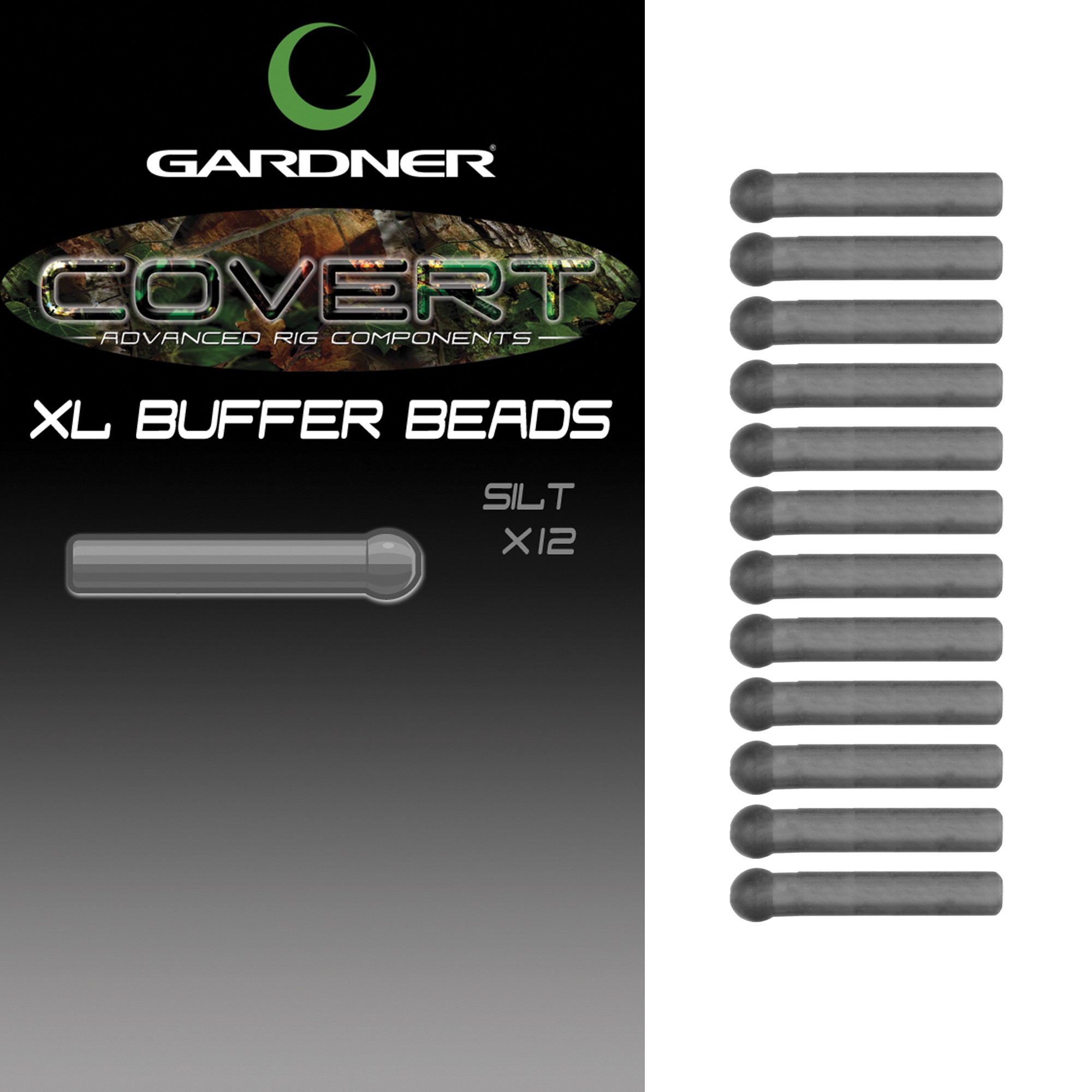 Отбойник Gardner Covert buffer beads XL c-thru black/silt - фото 1