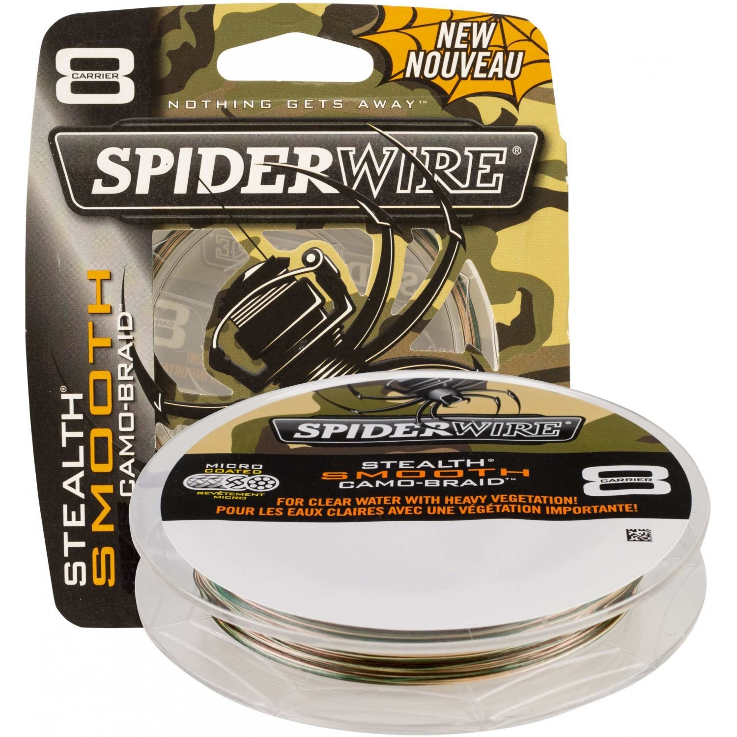 Шнур Spiderwire stealth smooth 8 camo 150м 0,08мм - фото 1