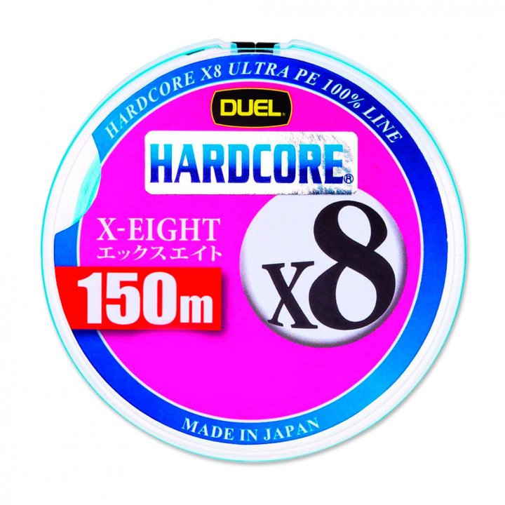 Шнур Yo-Zuri PE Hardcore X8 Duel 0.8/0.153мм 7.0кг 150м white - фото 1