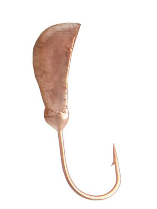 Мормышка Lumicom Волжская уралка вольф с отв 4,0мм Cu 1/10 - фото 1