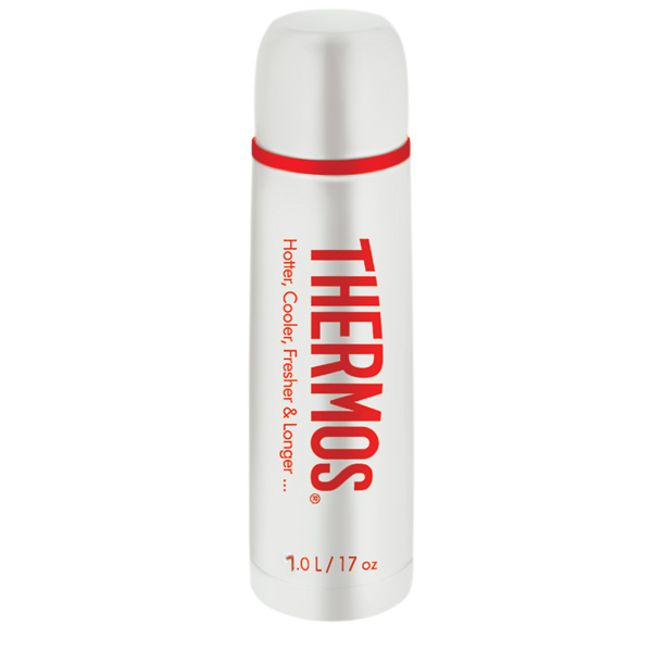 Термос Thermos Flask classic 1л белый - фото 1