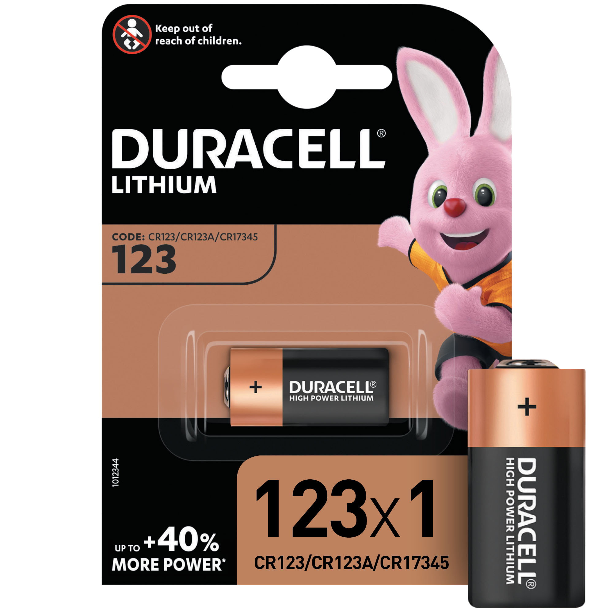 Батарейка Duracell 123 уп.1шт