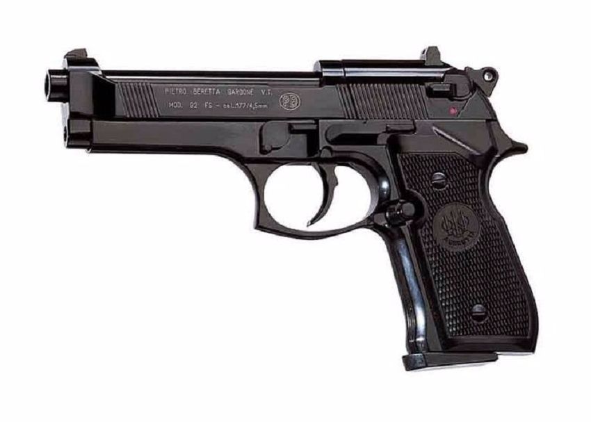 Пистолет Umarex Beretta M92FS черный металл пластик  - фото 1