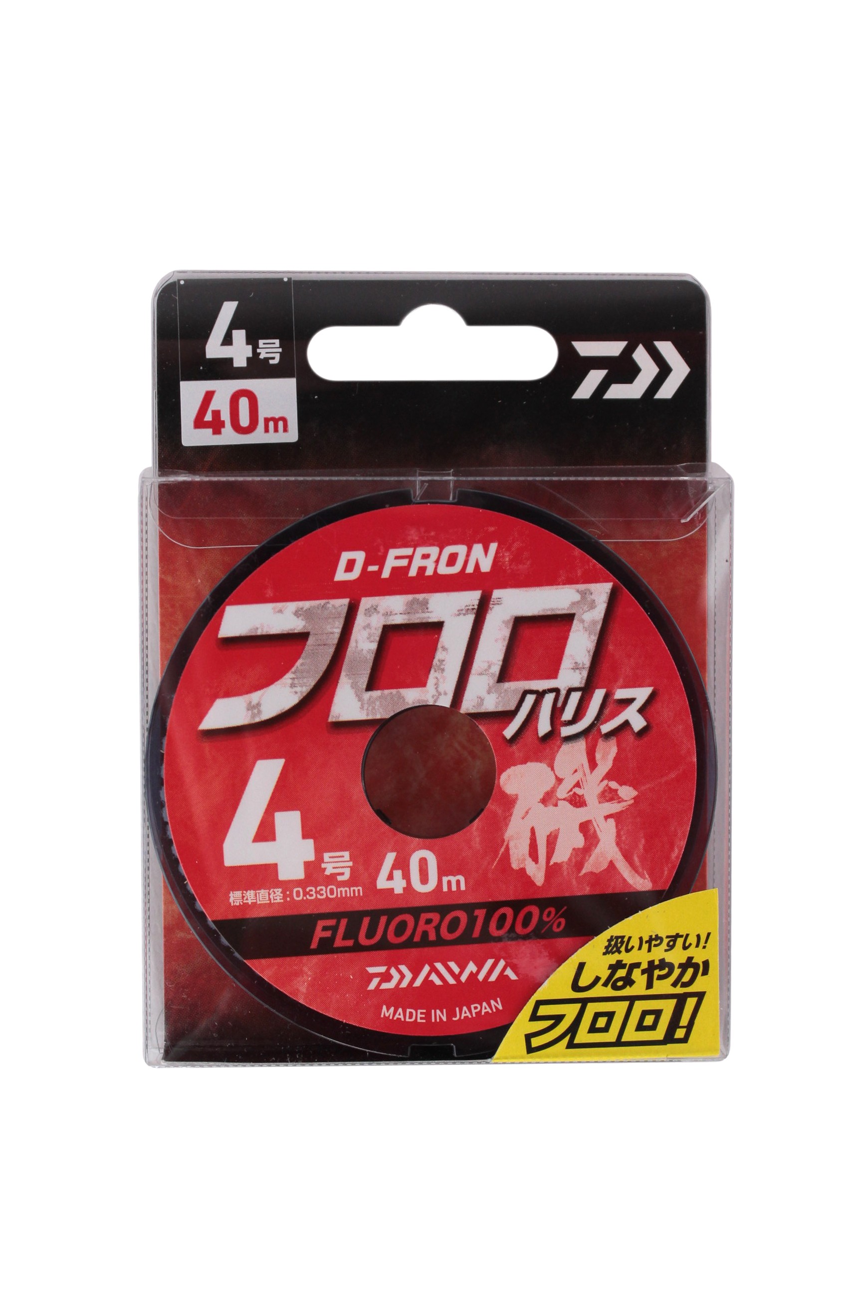 Леска Daiwa D-FRON fluoro harisu 0,37 мм 5,0 40м - фото 1