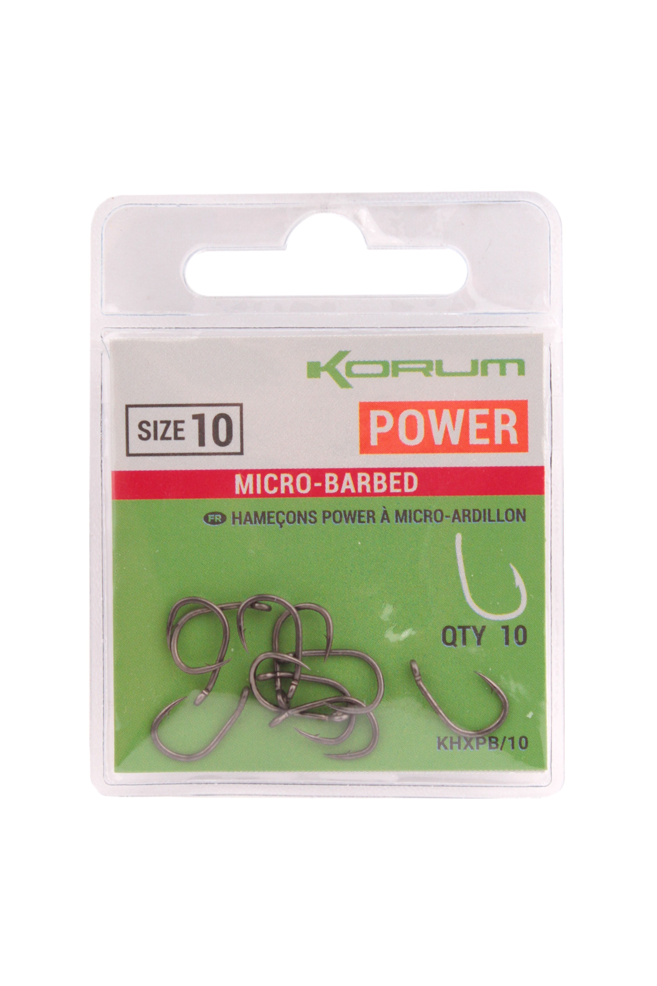 Крючки Korum Xpert Power Micro Barbed Hooks №10 - фото 1