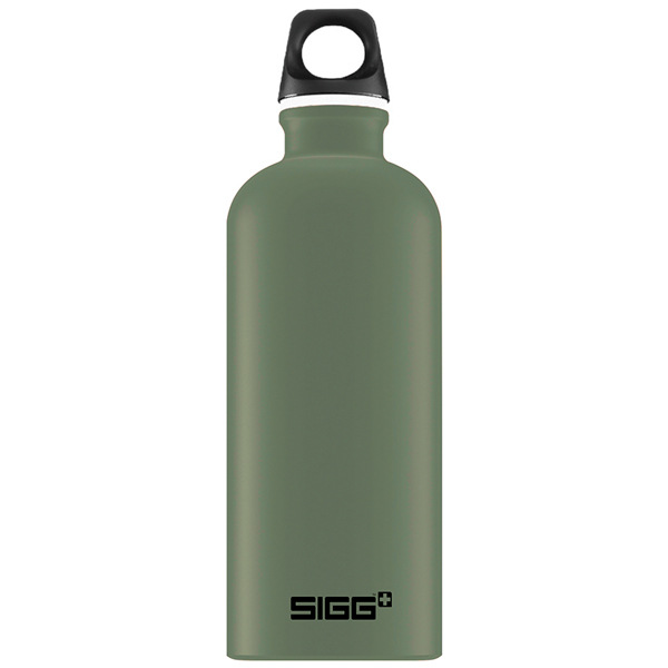 Бутылка SIGG LEAF green для воды аллюминий 0,6л - фото 1