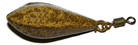 Груз УЛОВКА карповый Кегля 110гр песок и глина - фото 1