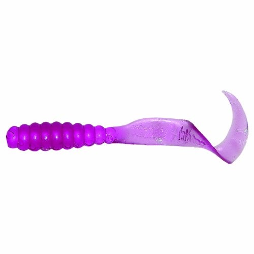 Приманка Mister Twister твистер 5см 4 purple 1/10 - фото 1