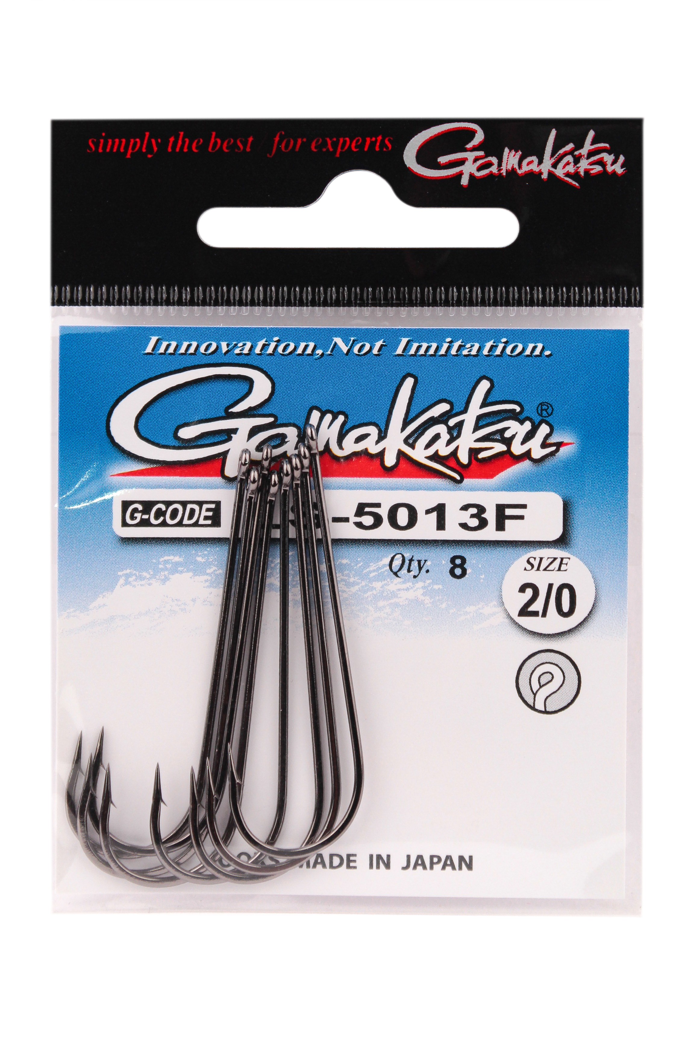 Крючок Gamakatsu NL LS-5013F black №2/0