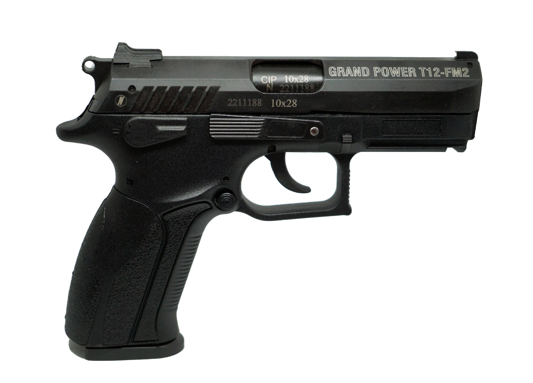 Пистолет Фортуна Grand Power T12 FM2 10х28Т ОООП азотированный