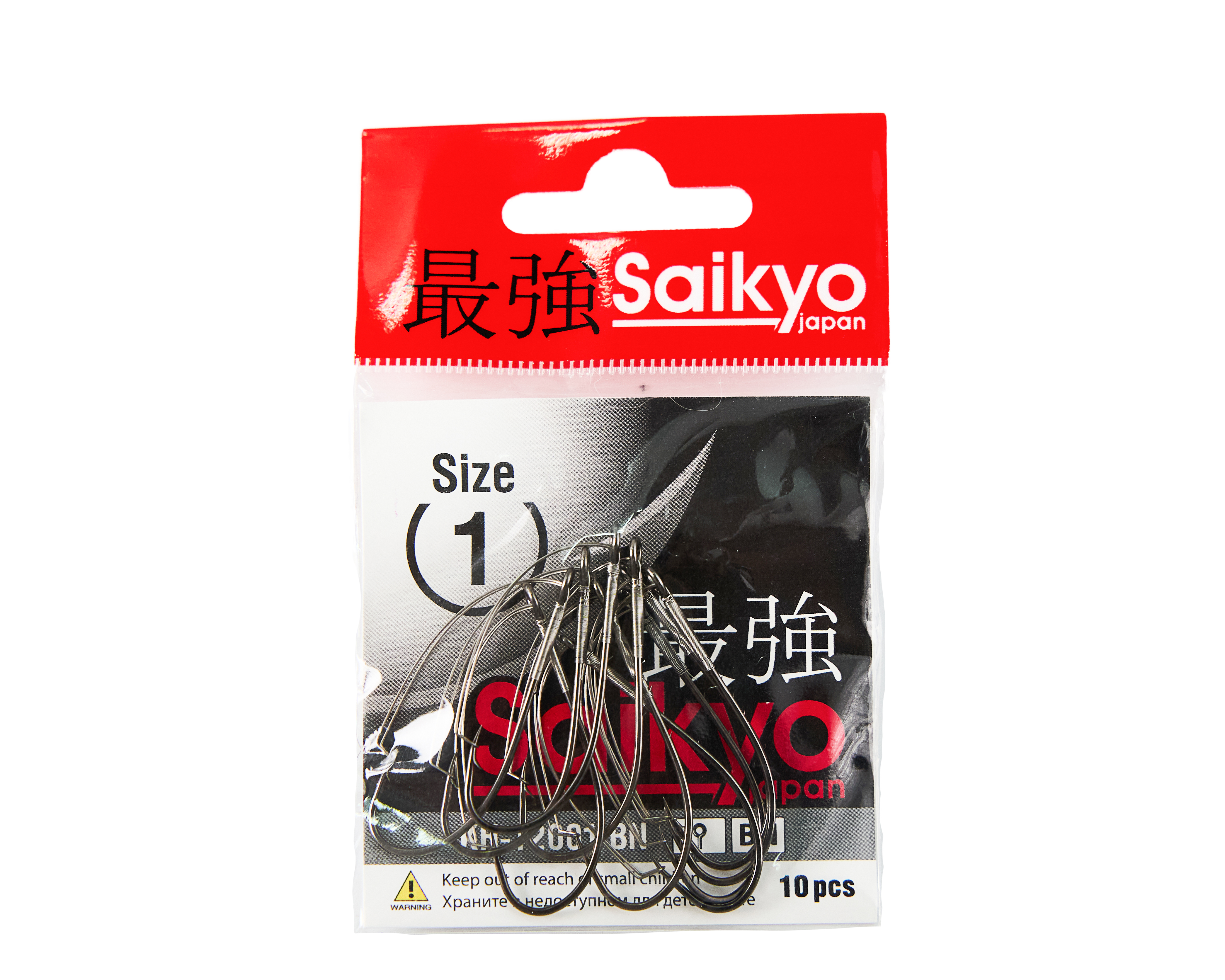 Крючки Saikyo KH-12001 BN №1 10шт - фото 1