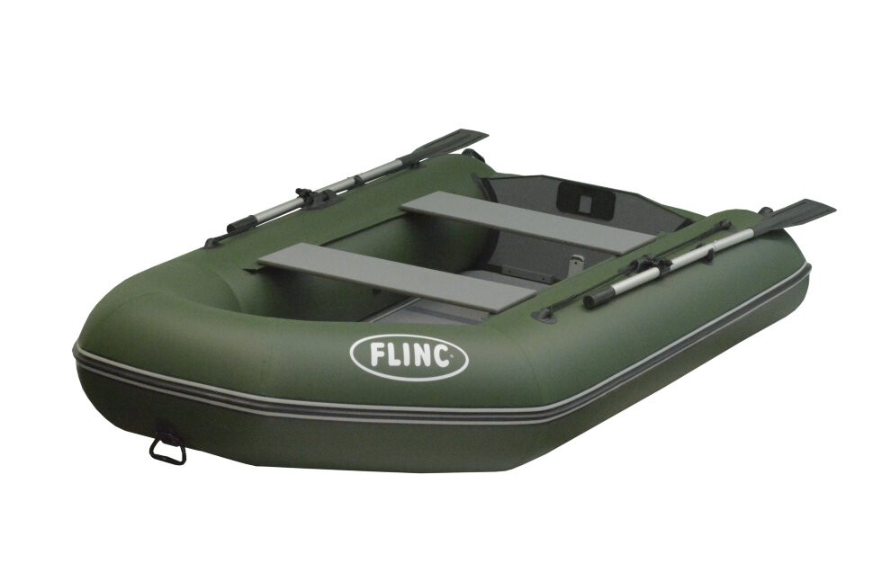 Лодка Flinc FT290K надувная зеленый