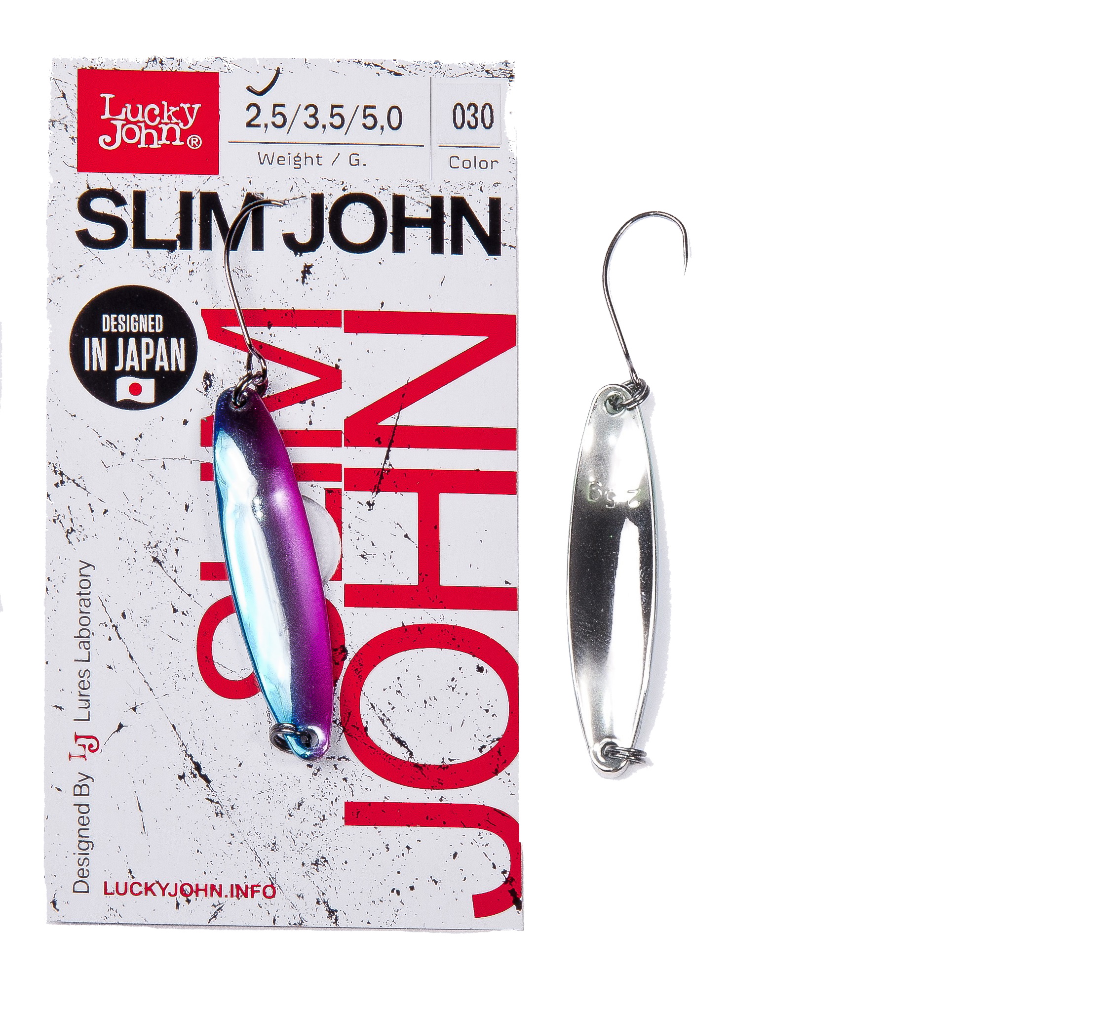 Блесна Lucky John Slim john 45мм 3,5гр 030 - фото 1