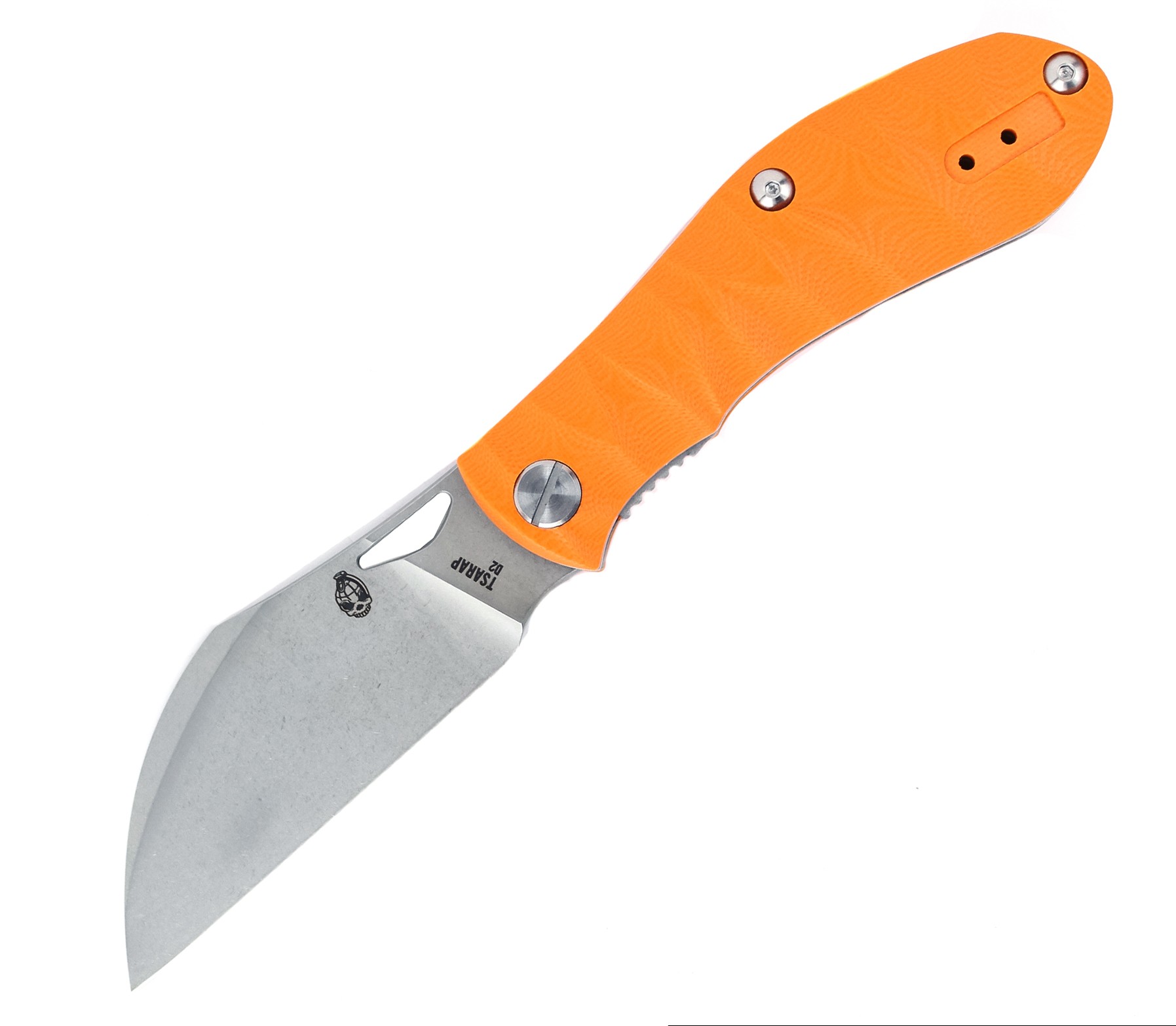 Нож Brutalica Tsarap D2 orange handle складной - фото 1