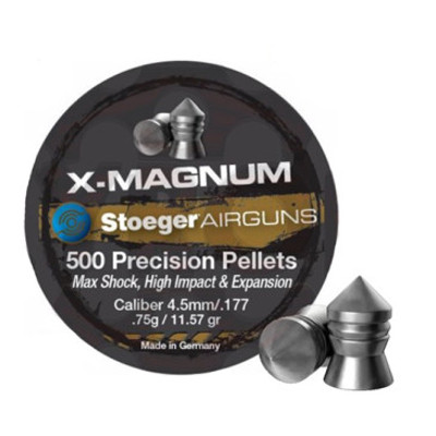 Пульки Stoeger X-Magnum 4,5мм 500 шт - фото 1