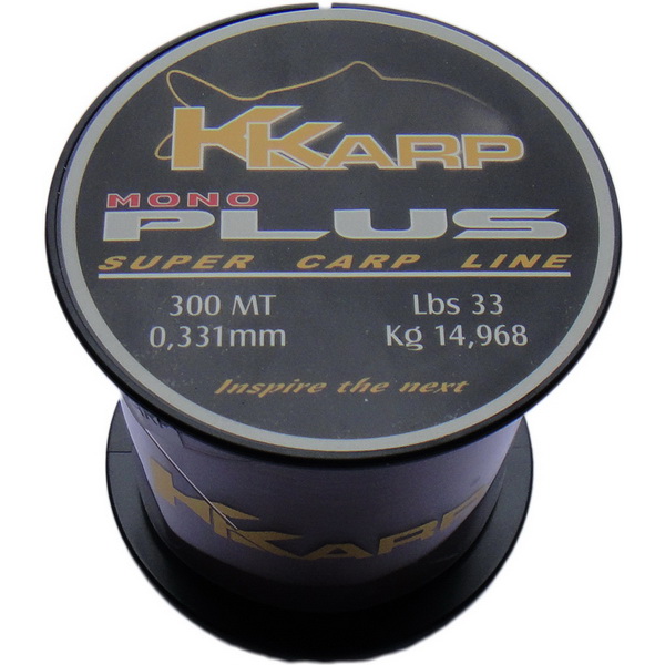 Леска Trabucco K-karp mono plus 300м 0,331мм - фото 1