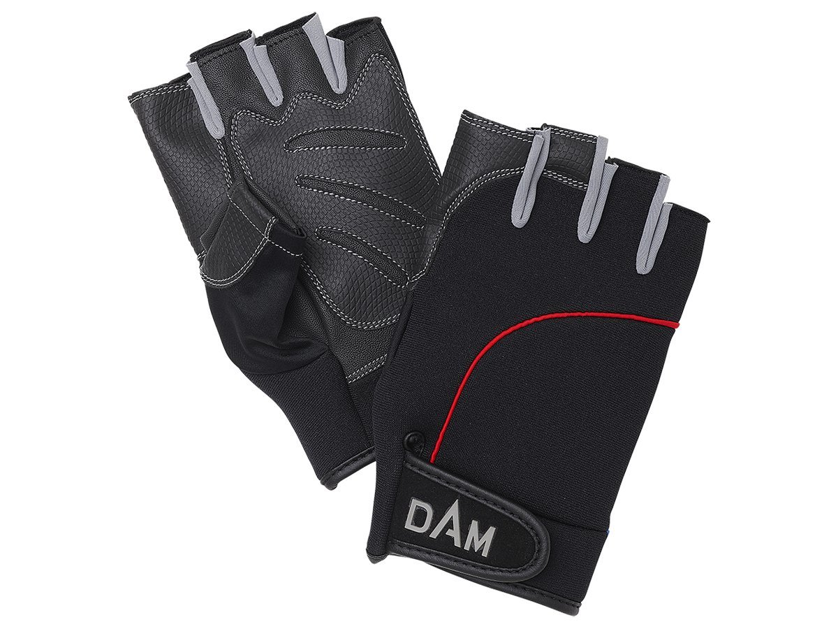 Перчатки DAM Neo Tec Half Finger Black - фото 1