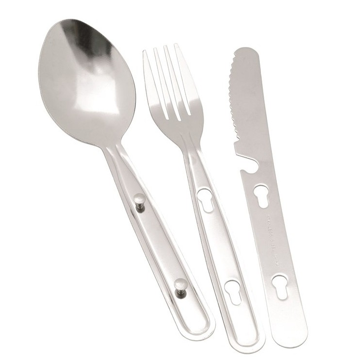 Набор столовых приборов Easy Camp Travel cutlery сталь